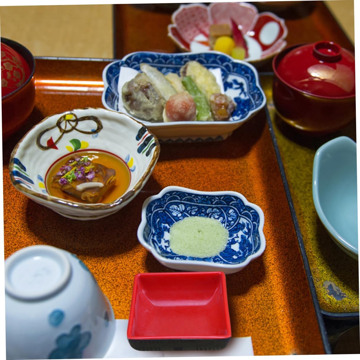 Healifty 6 Pcs Square Shape Sauce Dishes Soy Sauce Bowls for Condiments and Spices Multi Purpose Small Serving Plates