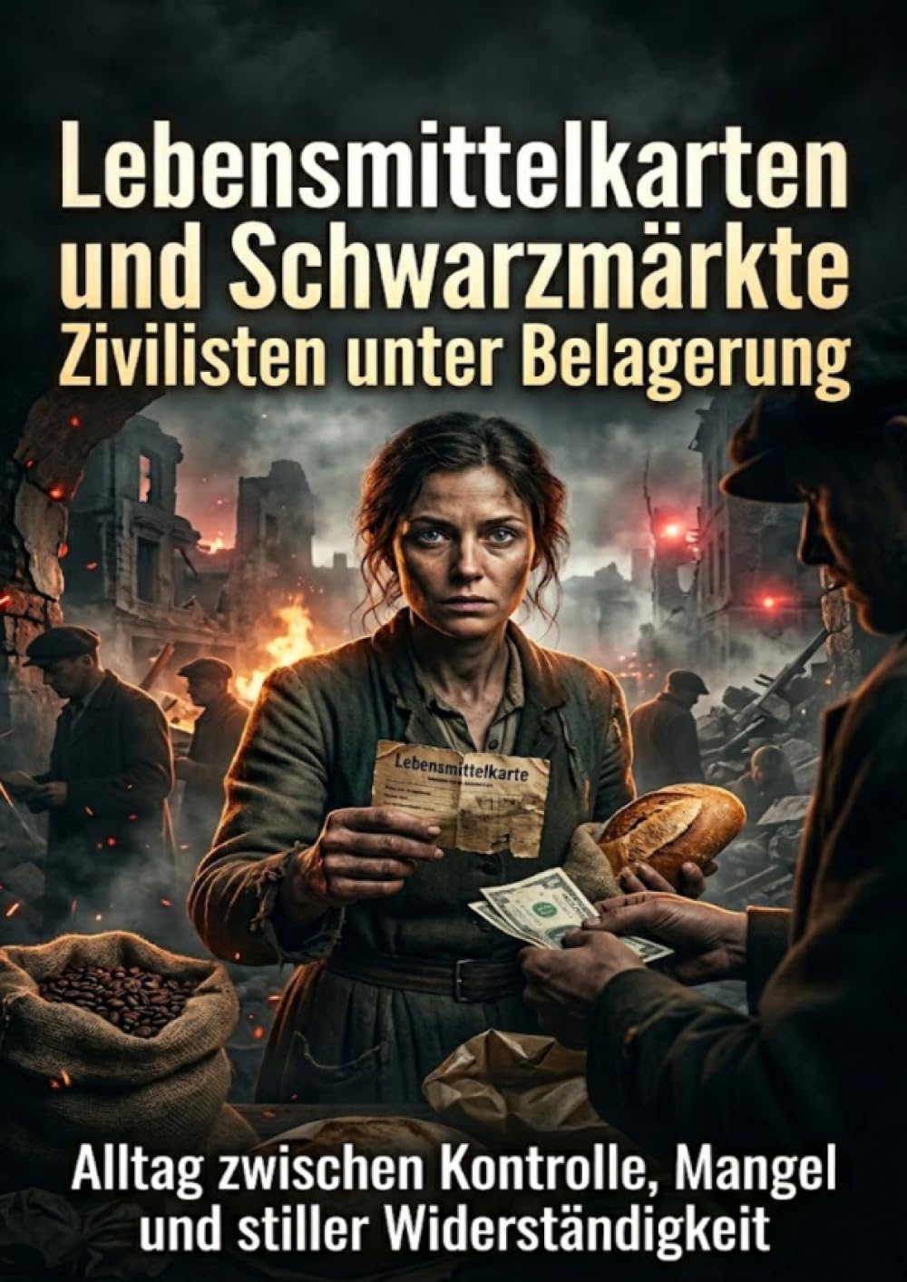 Lebensmittelkarten und Schwarzmärkte: Zivilisten unter Belagerung: Alltag zwischen Kontrolle, Mangel und stiller Widerständigkeit