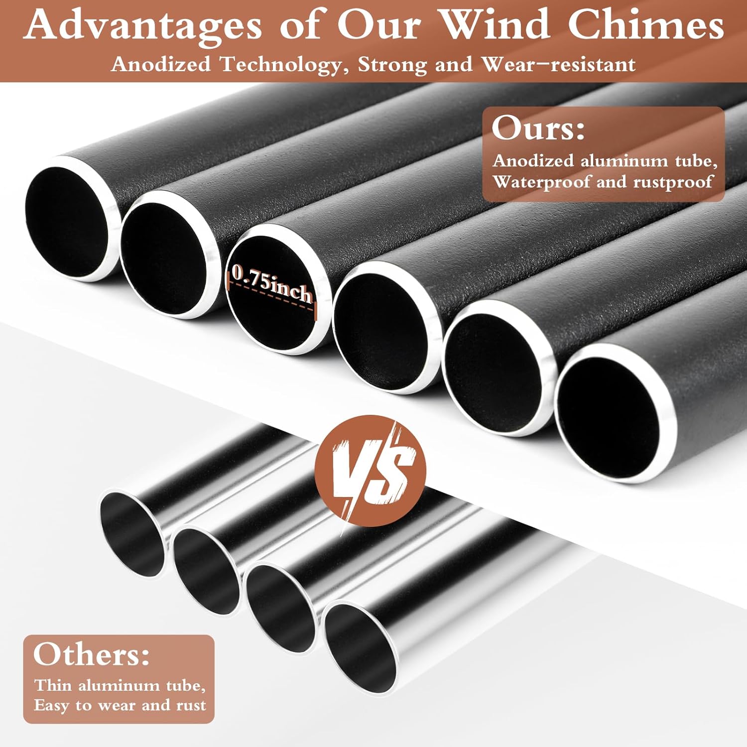 Memorial Wind Chimes Sympathy Gifts for Loss of Dad, 32'' Memorial Wind Chimes for Loss of Father, Bereavement/Sympathy/Condolence Gift, Windchimes in Memory of Dad