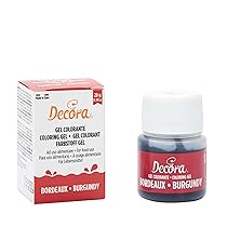 Decora 9600824 Gel Colorante Decora Bordeaux 28 G, dal colore intenso e brillante
