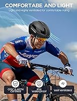 Vista 5 de Casco de bicicleta con luz – Casco de bicicleta con pantalla LED DIY para scooter, bicicleta, monopatín – Casco de pantalla LED con patrones