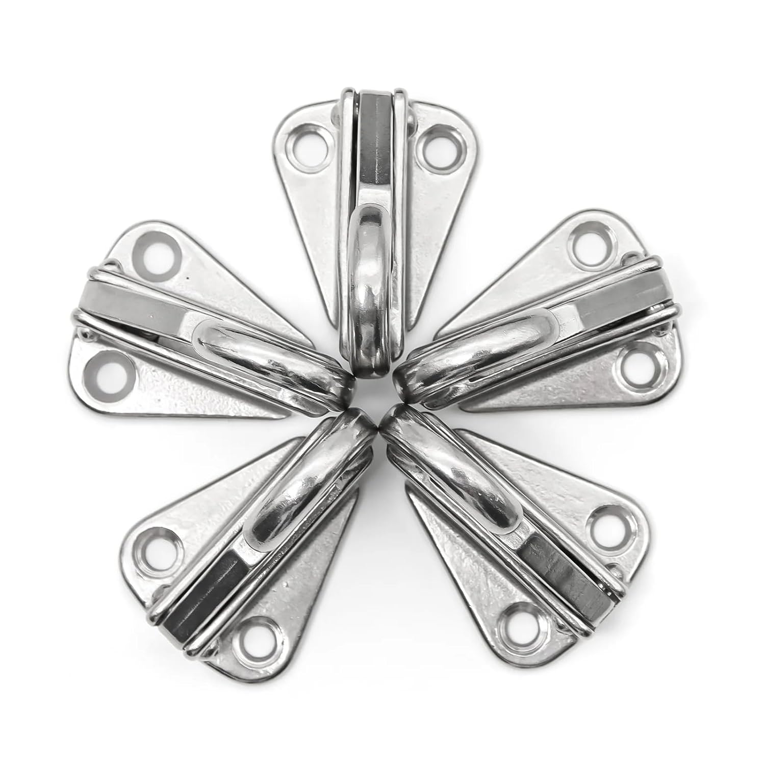 Boat Fender Hooks 10pcs Boat Clip Hook Marine Stainless Steel Spring Snap Fending Hardware