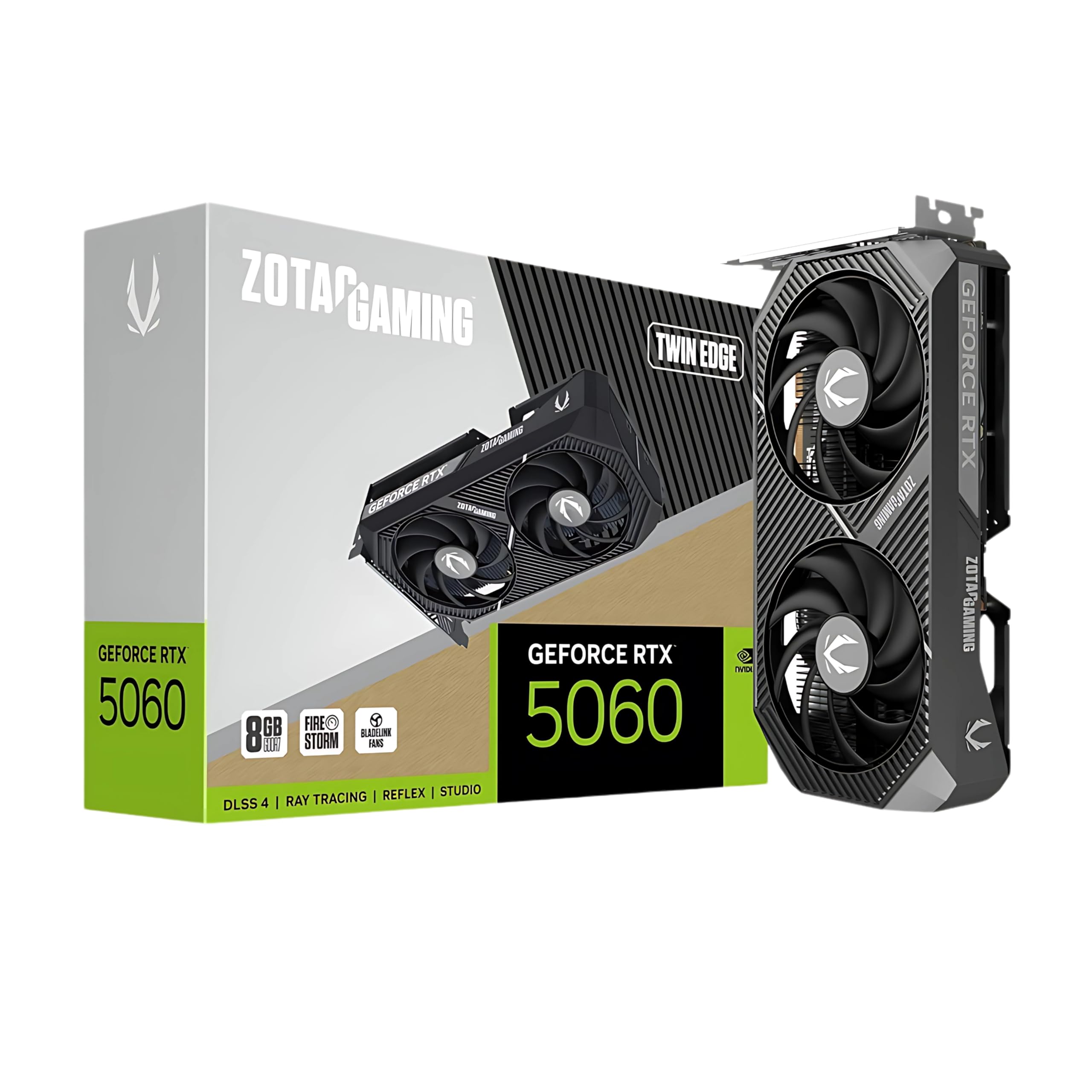 ZOTAC Gaming GeForce RTX 5060 Twin Edge 8GB GDDR7 Reflex 2 RTX AI