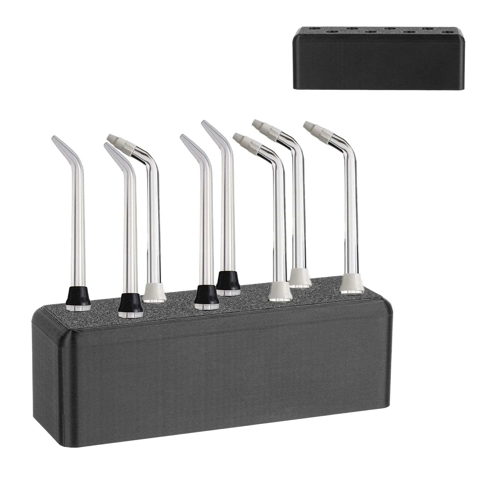 Soporte para irrigador dental inalámbrico Waterpik Pearl | Organizador de boquilla y mango con agujero de drenaje