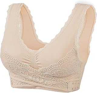 Kendally Bra, Comfy Corset Bra Front Cross Side Buckle Lace Bras