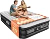 Airefina Inflatable Air Mattress, Double Airbed with Built-in Electric Pump, Blow Up Mattress In 3 Mins Fast Inflation, Type-0 Technology, Portable Air Bed for Home Camping, 190x137x46cm