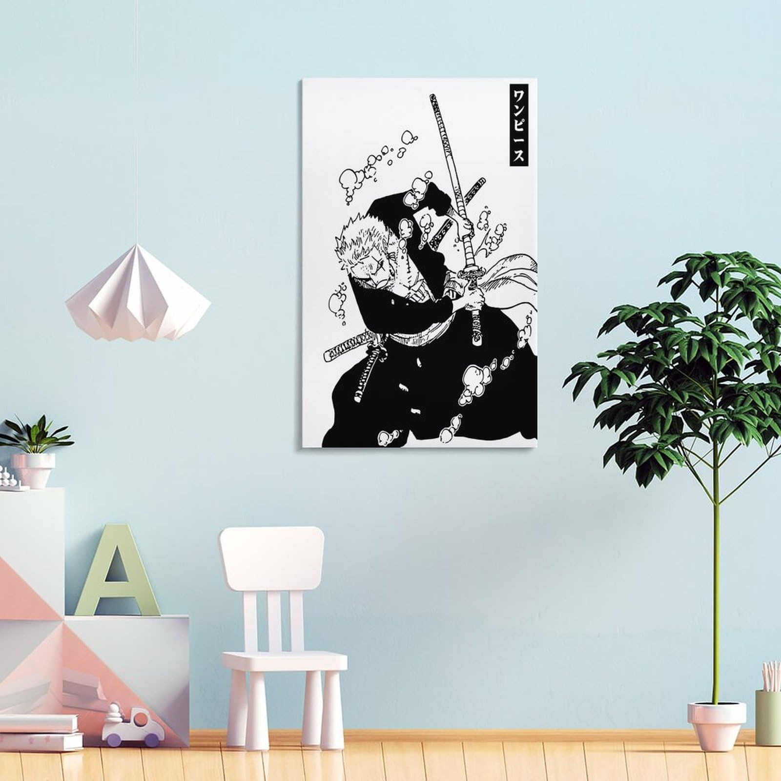 Amazon.co.jp: ゾロワンピースアニメマンガキャラクターHDポスター2枚