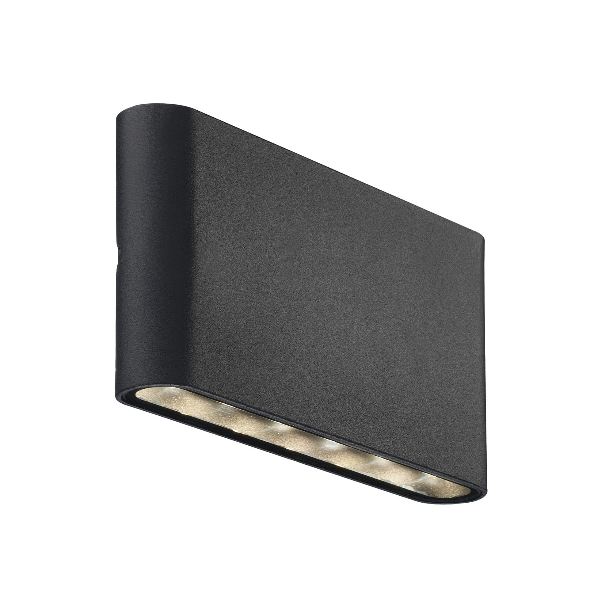 Nordlux Black Kinver Outdoor Wall Light Metal Garden Led Ip54 3000K Mains