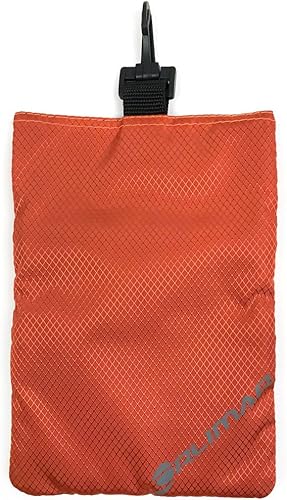 Vista 15 de Orlimar Bolsa de accesorios de golf desmontable, 3 bolsillos con cremallera para objetos de valor y accesorios de golf, se engancha a tu bolsa