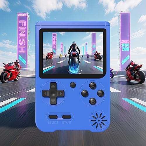 Miniatura 5 de Consola de juegos portátil, 500 juegos clásicos FC precargados, reproductor de juegos portátil con batería recargable de pantalla LCD de 3.0