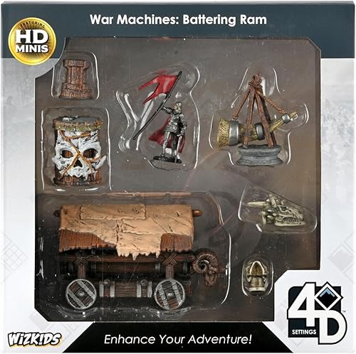 WizKids Configuración 4D máquinas de guerra Ram de bateo
