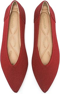 Semwiss Women's Leopard Pointed Toe Flats