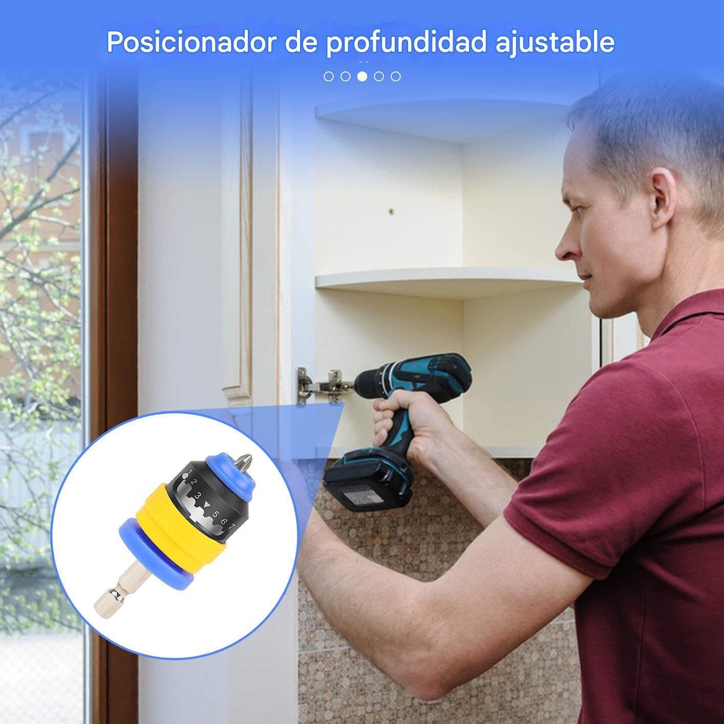 Portapuntas Magnético Adaptador Posicionador Magnético Hexagonal