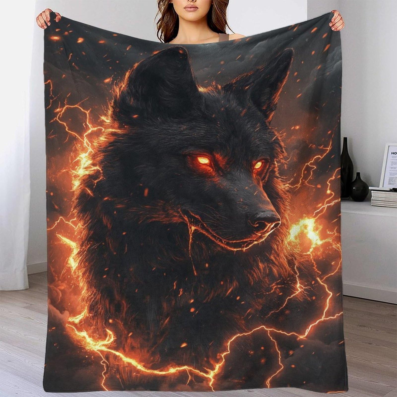 Couverture polaire lueurs de flanelle 180x200 cm jeté de lit haut de gamme