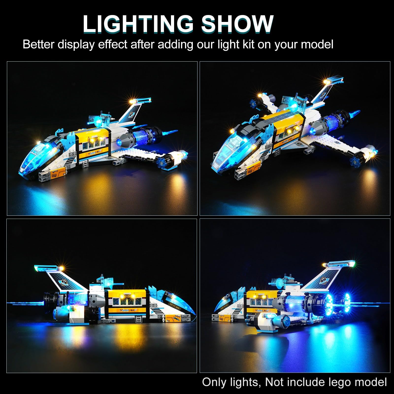 Gobricks GDS-665 Technic Beam 1 x 7 Thick 50PCS Compatible with Lego Toy 32524 DIY Parts and MOC Components for Major Brick Brands Color:White 1