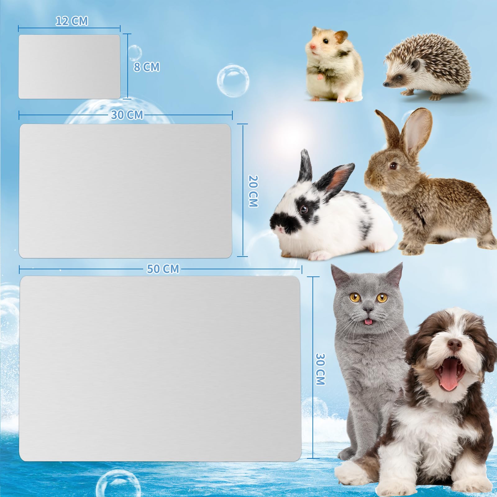Amazon | AUPETEK 犬ひんやりプレート 猫用冷却マット クールアルミ