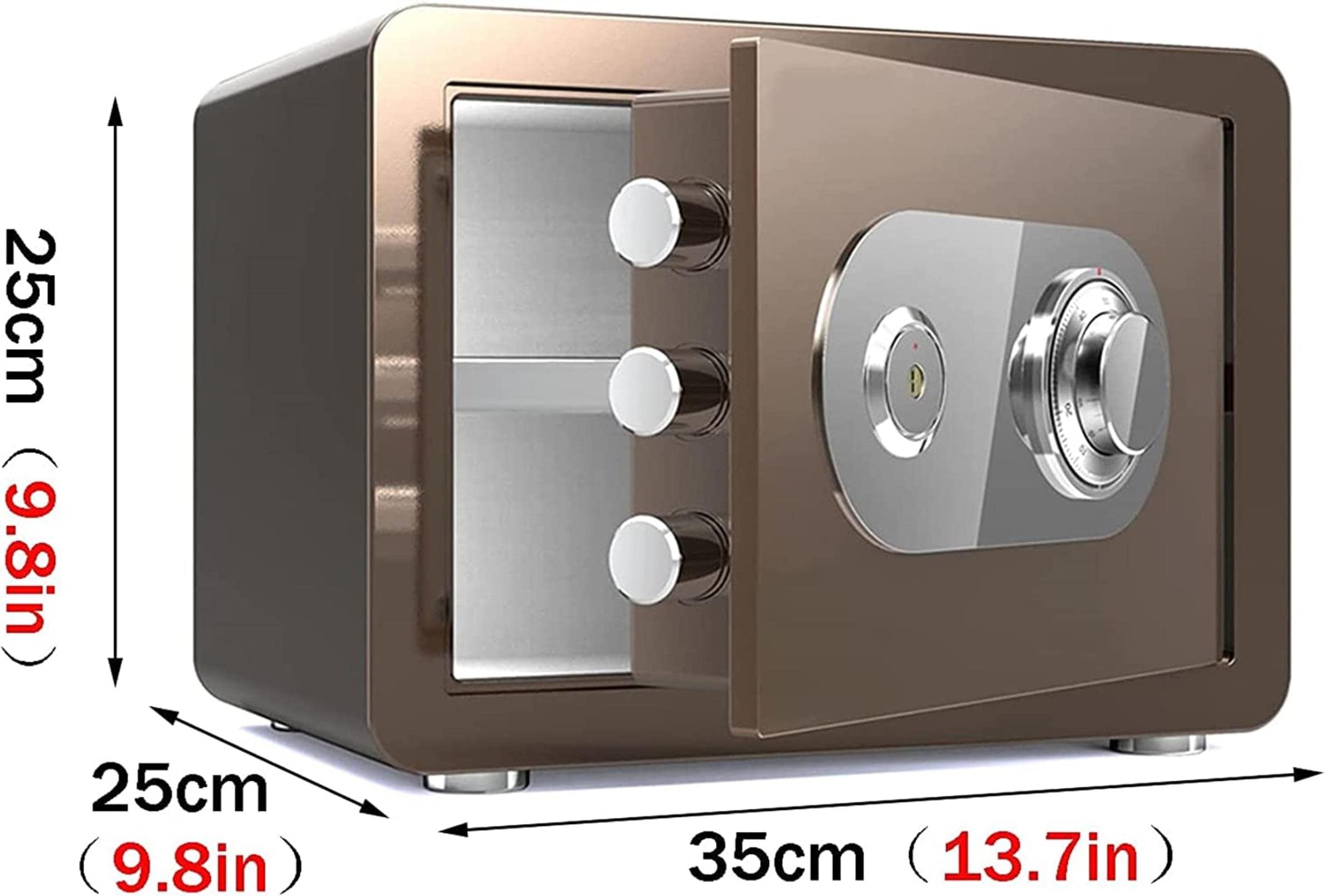 żyrandol Strongbox Wodoodporny Stalowy Ogień Mały Mechaniczny Zabezpieczenie przed Kradzieżą Ty Szafka Schowek Szafka Chroniąca biżuterię gotówkową i poufne dokumenty dla domowego biura