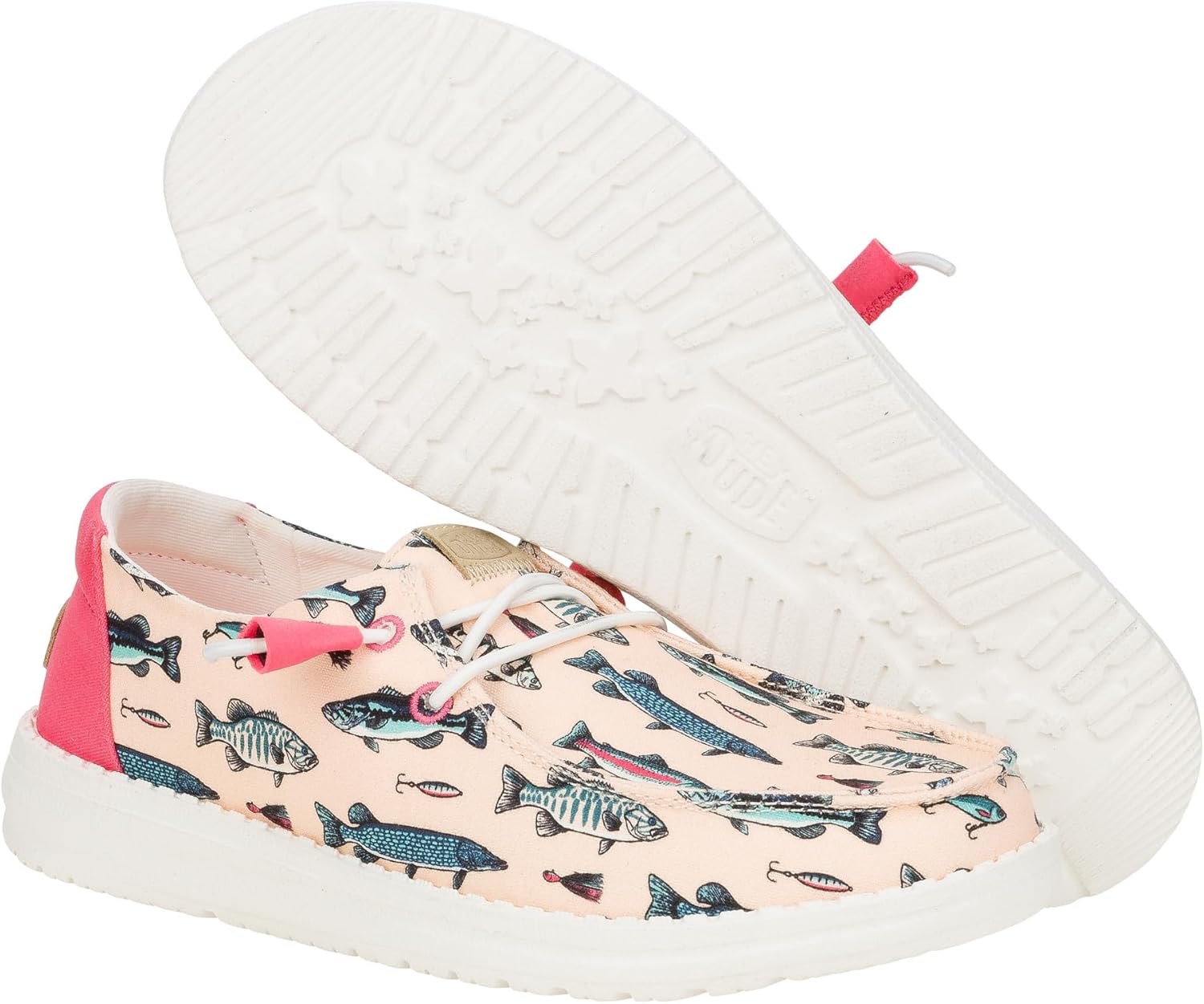 HEYDUDE Wendy Fish Lure Bubblegum Size 6, Womens Shoes, Slip-on Loafers, Comfortable & Light-Weight - Image 3