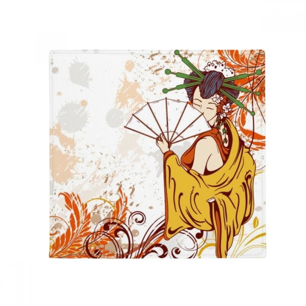 Tapis pour animal feuilles décoré à la main pour harmoniser votre cuisine et entrée