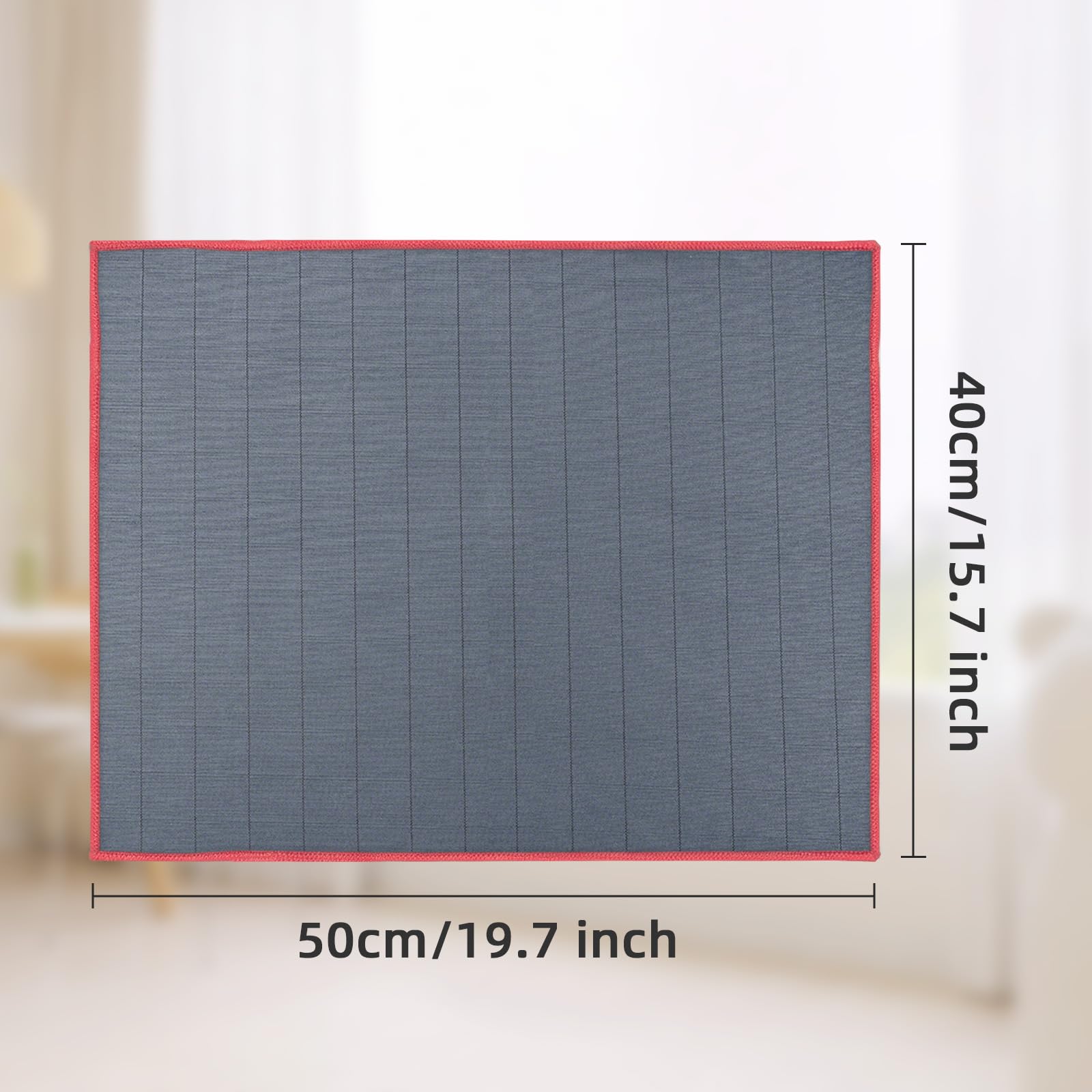 Image secondaire de Lot de 3 Chiffons Vitre Carehabi en Microfibre et Carbone - Nettoyage Sans Trace