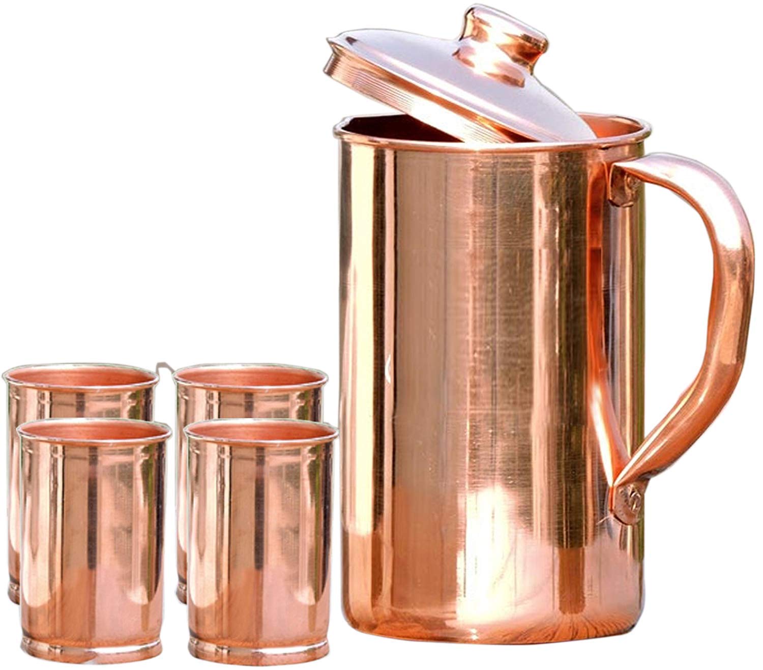 Verres en cuivre Ayurvéda Harlen pour vos rituels bien-être à la maison