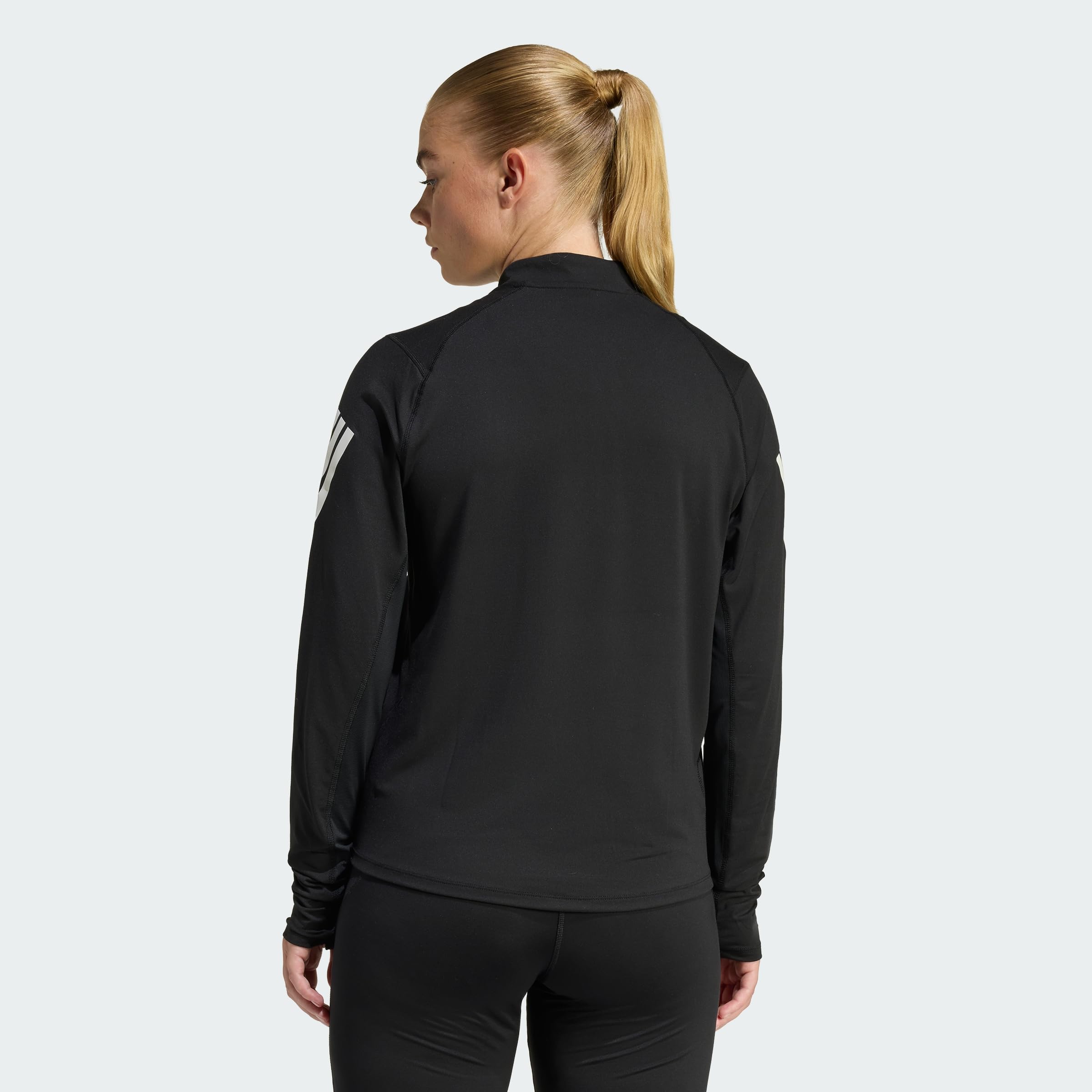 adidas Women's adi365 Iconic Running Pullover, Reißverschluss bis zur Brust