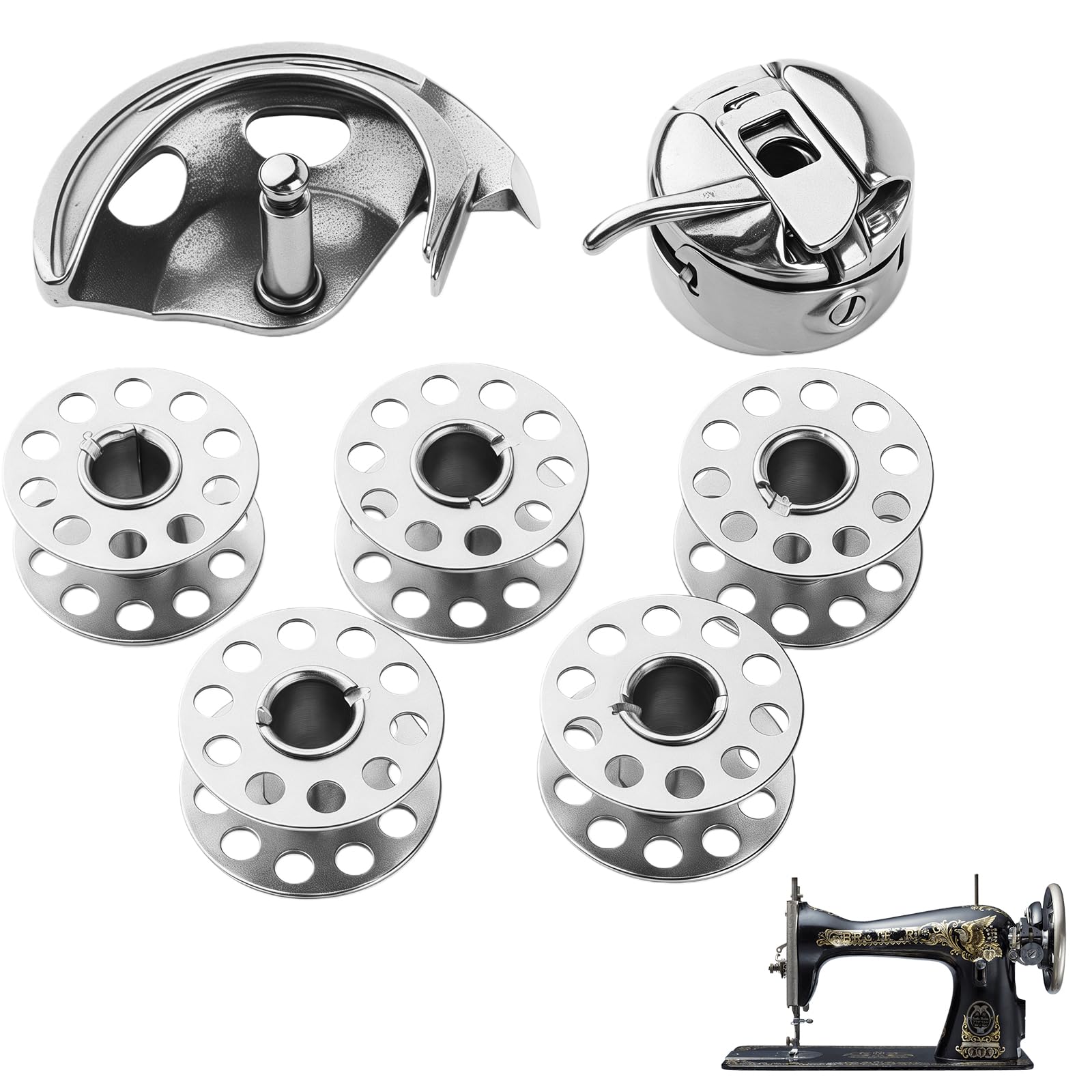Kalttoy Alloy Sewing Machine Components Machine Accessory Suitable For Antique Machines Quick Setups Stitching Accessories