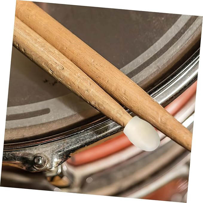10 capuchones de silicona para baquetas de batería miniatura 6