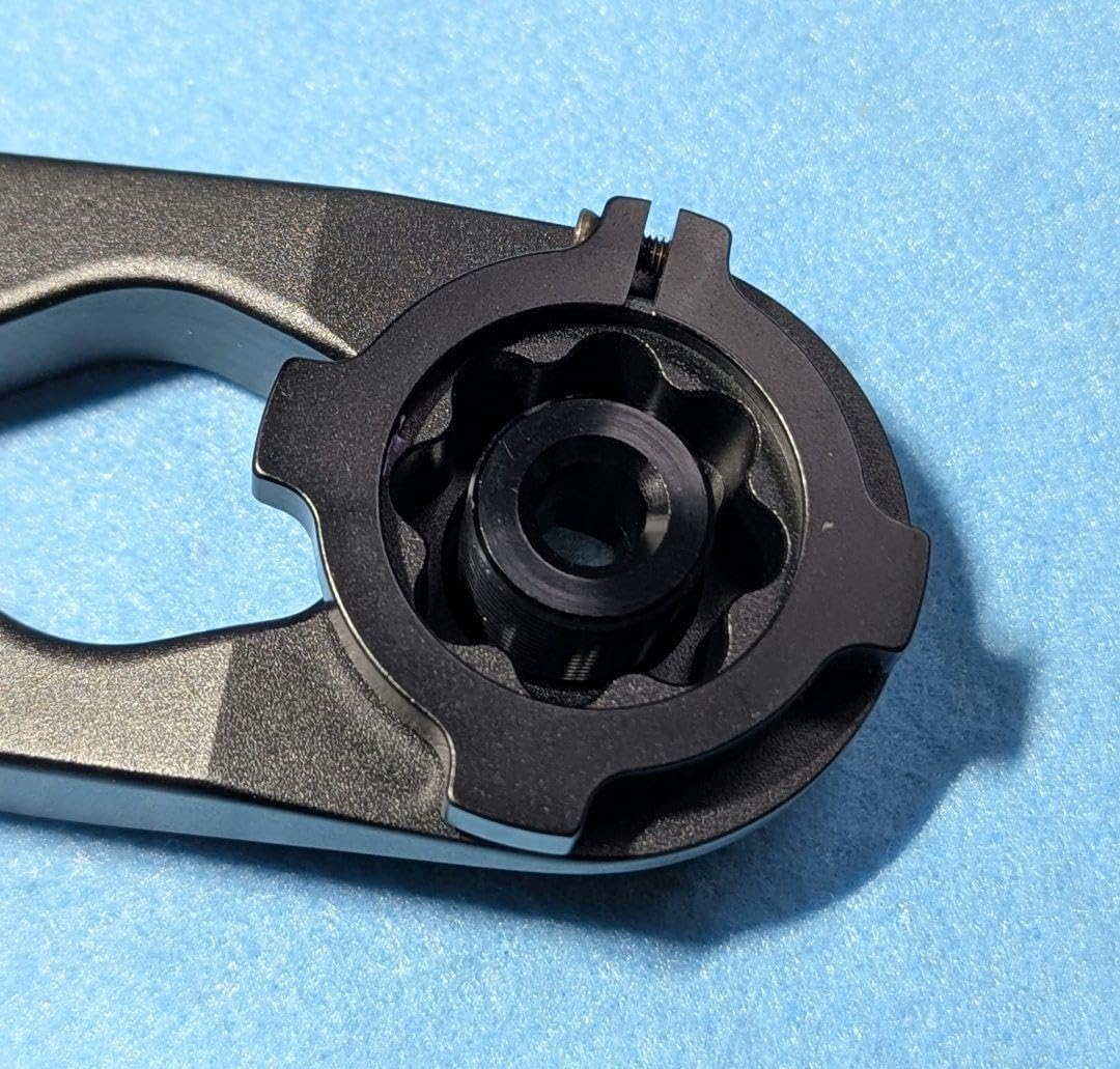 BB付属)EVOSID cyber クランクアームセット ブラック 170mm BB付属