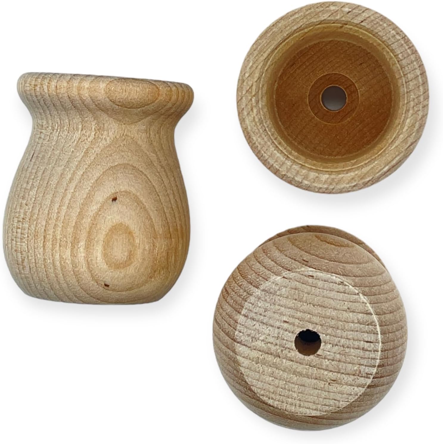25 New Wood Large Bean Pot Candle Cup
