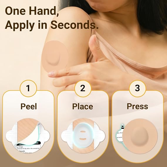 Dexcom G7 オーバーパッチ 防水 ぶつけ防止 ハードキャップ タン 20個パック