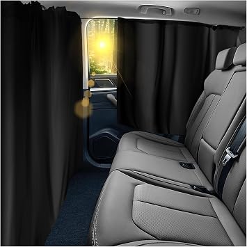 3PCS Extra Large Car Window Shades Kit,Thickened Vinyl Coated Car Window Covers for Privacy and Maintaining Cool Auto Interior Temperature,Universal Cars Curtains for Windows Extra Large