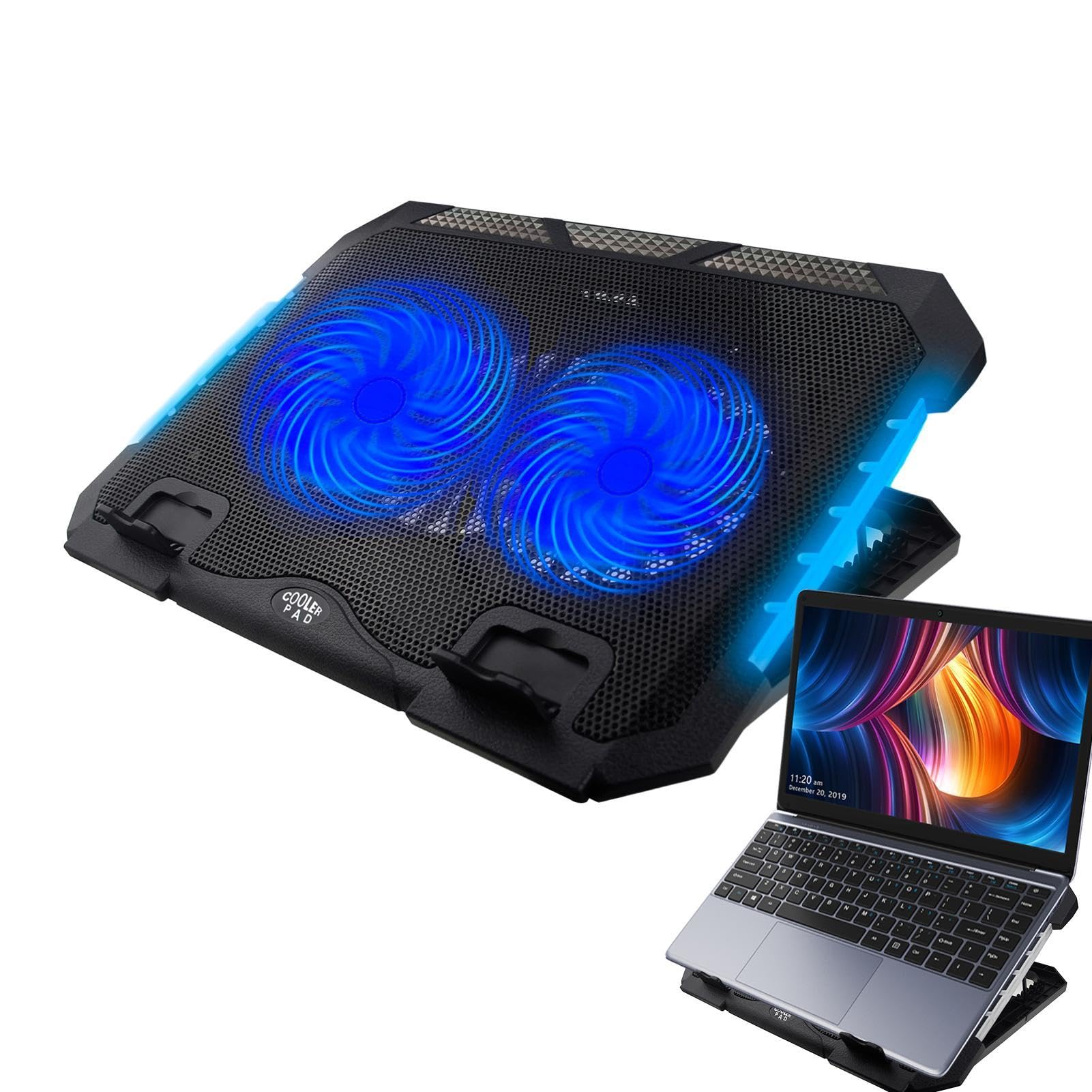 Ordinateur portable qui chauffe la solution avec support stable 2 ports - 8