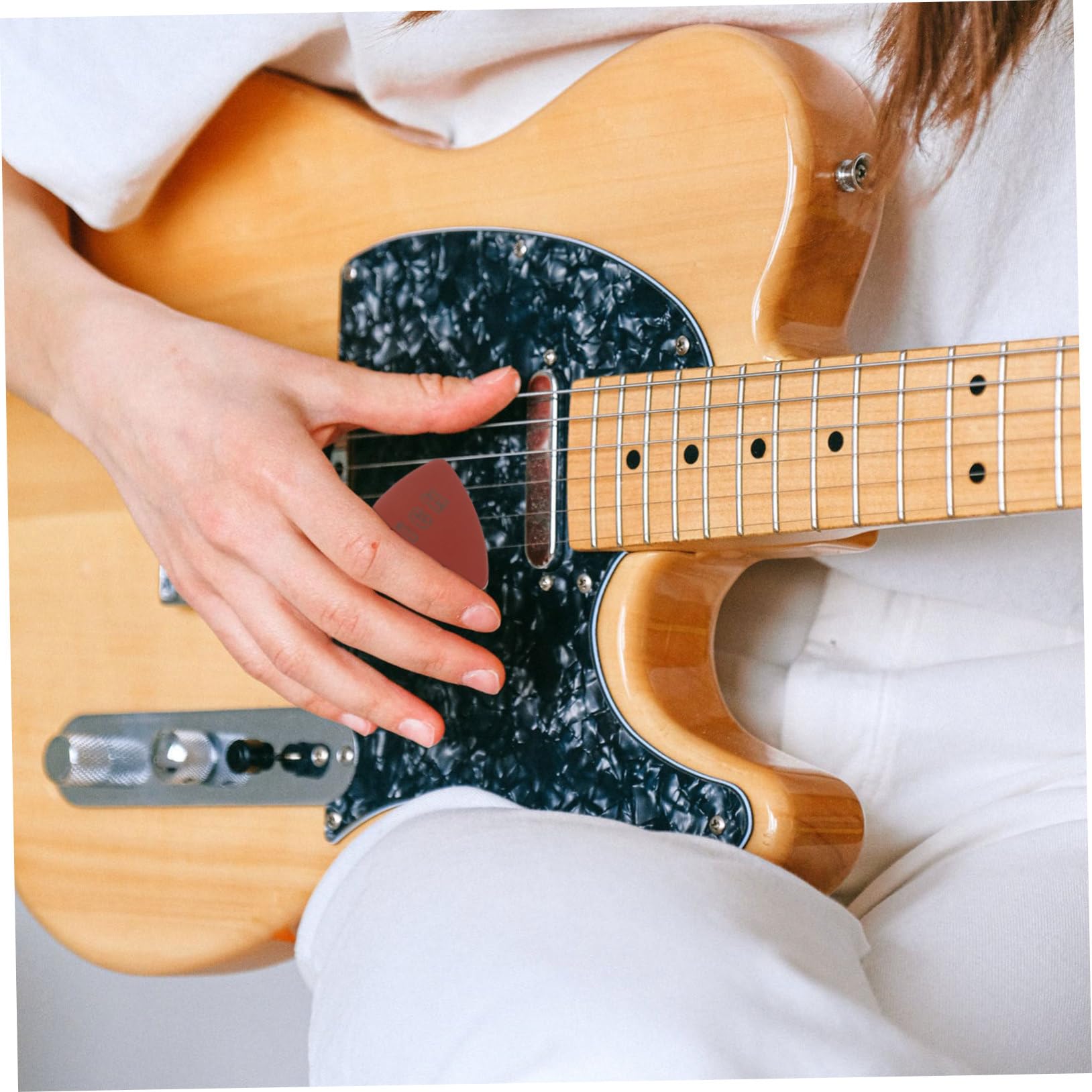 ibasenice 32pièces Médiators Pour Guitare Ukulélé Et Basse Accessoires Pour Musiciens Des Doigts Et Enrichi