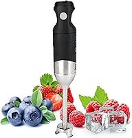 Vista 10 de TK - Batidora de inmersión comercial, motor de velocidad variable de 750 vatios/1 HP, 20,000 rpm, X-Heavy Duty con garantía de rendimiento, 20