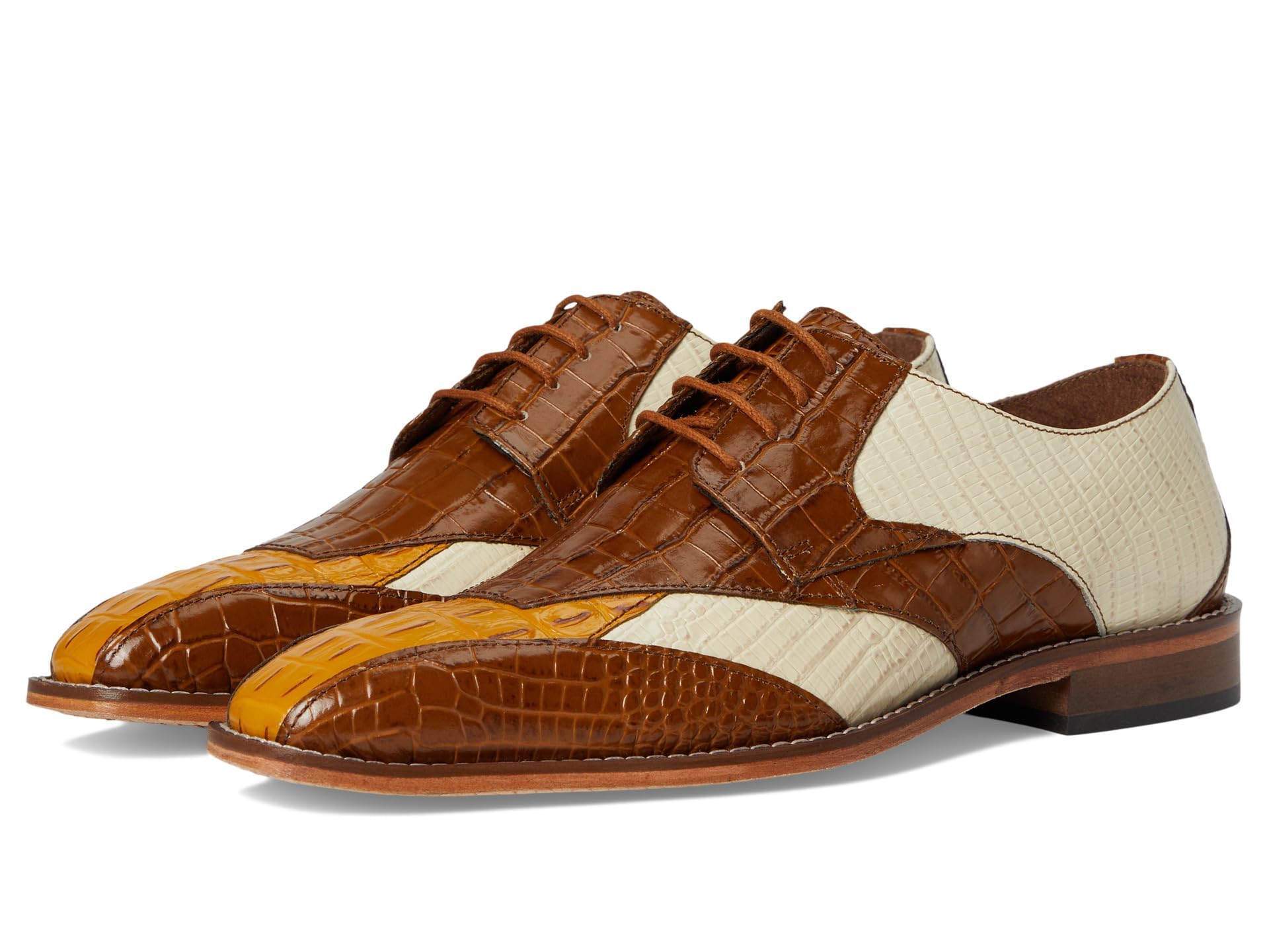 Stacy Adams Mens Tristano Bike Toe Lace Up