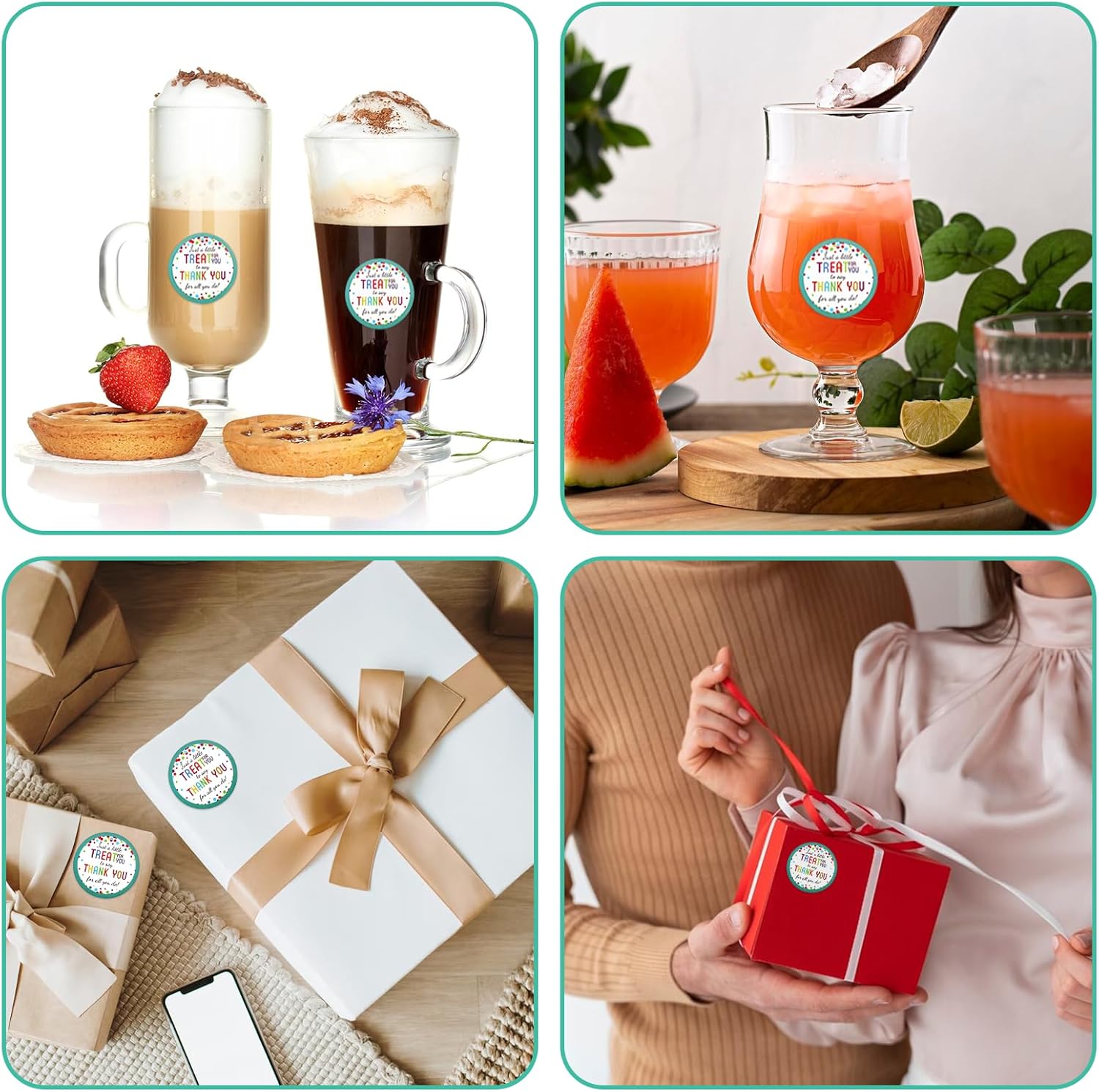 180 Pcs Thank You for All You Do Stickers, 2 Inch Colorful Dots Round Appreciation Stickers Self-Adhesive Label Sticker for Teachers, Volunteers, Nurses, Heathcare Employee, Packaging Gift - Image 7