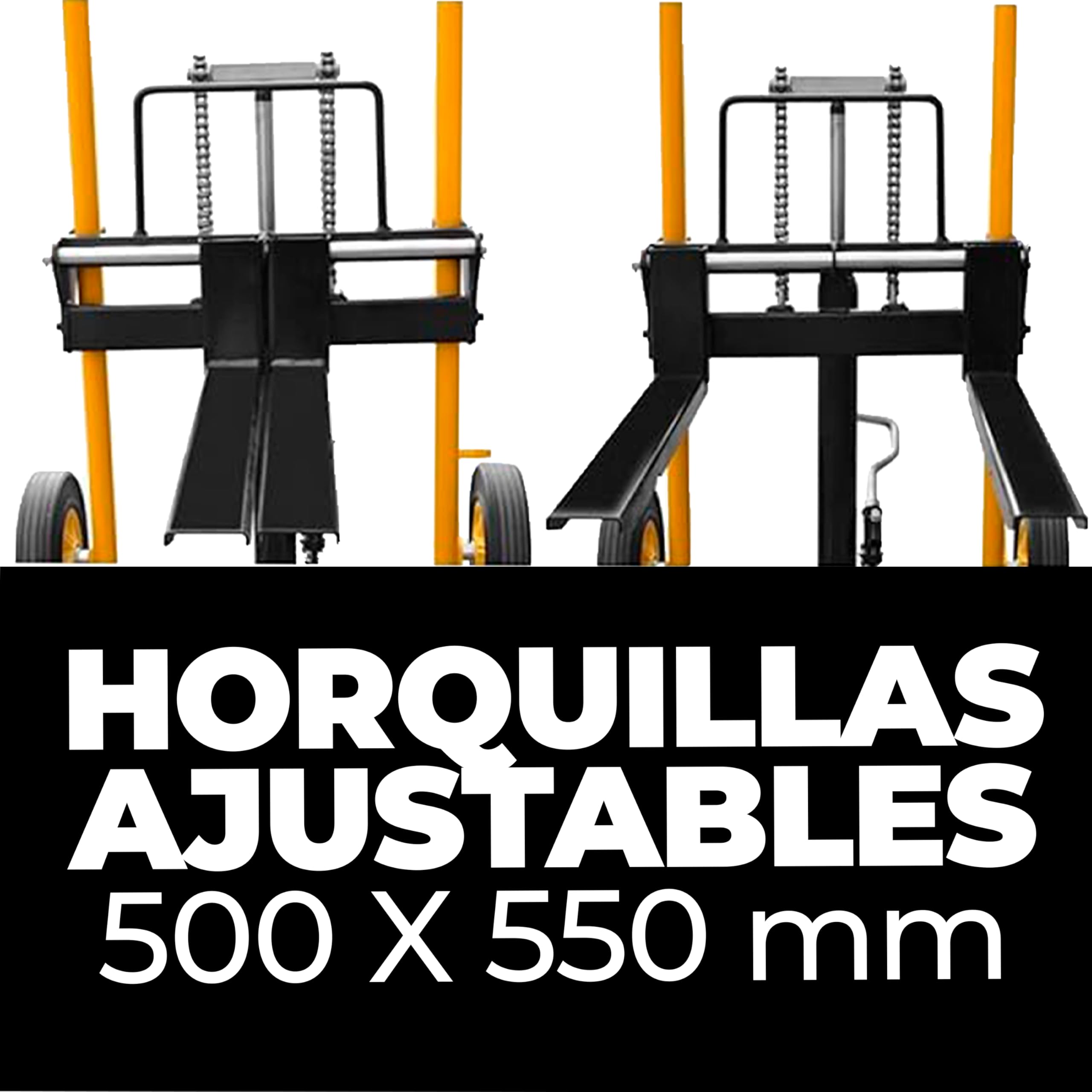 GENÉRICO Elevador Manual SDJL200 - Carretilla elevadora Manual, Capacidad 200 kg, Altura máxima 900 mm, Sistema de elevación con Pedal, Ruedas de Goma 250 mm, diseño Compacto y Ligero, fácil Montaje