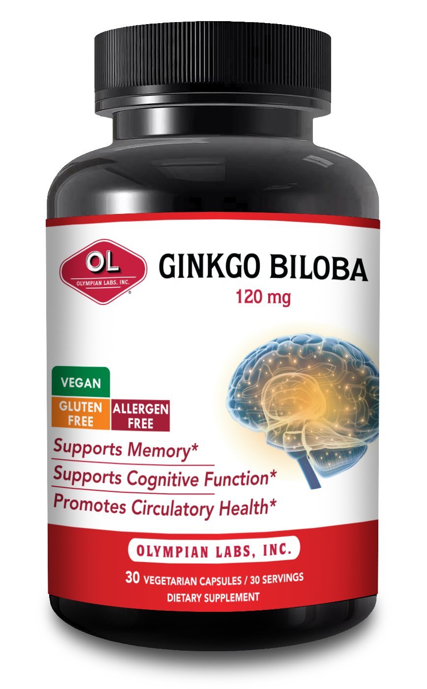 Olympian Labs Ginkgo Biloba 120 Mg, 30 Count