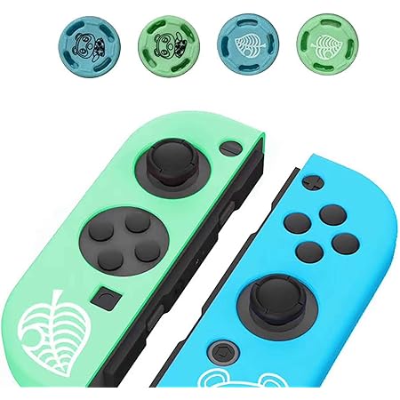 Amazon Co Jp 2020最新版 Switch Joy Con シリコンケース スティックカバー どうぶつの森 タイプ Aerku Joy Con専用カバー ソフトタイプ 超薄型 超耐磨 軽量 滑り止め 装着簡単 任天堂ニンテンドースイッチジョイコン対応 ゲーム