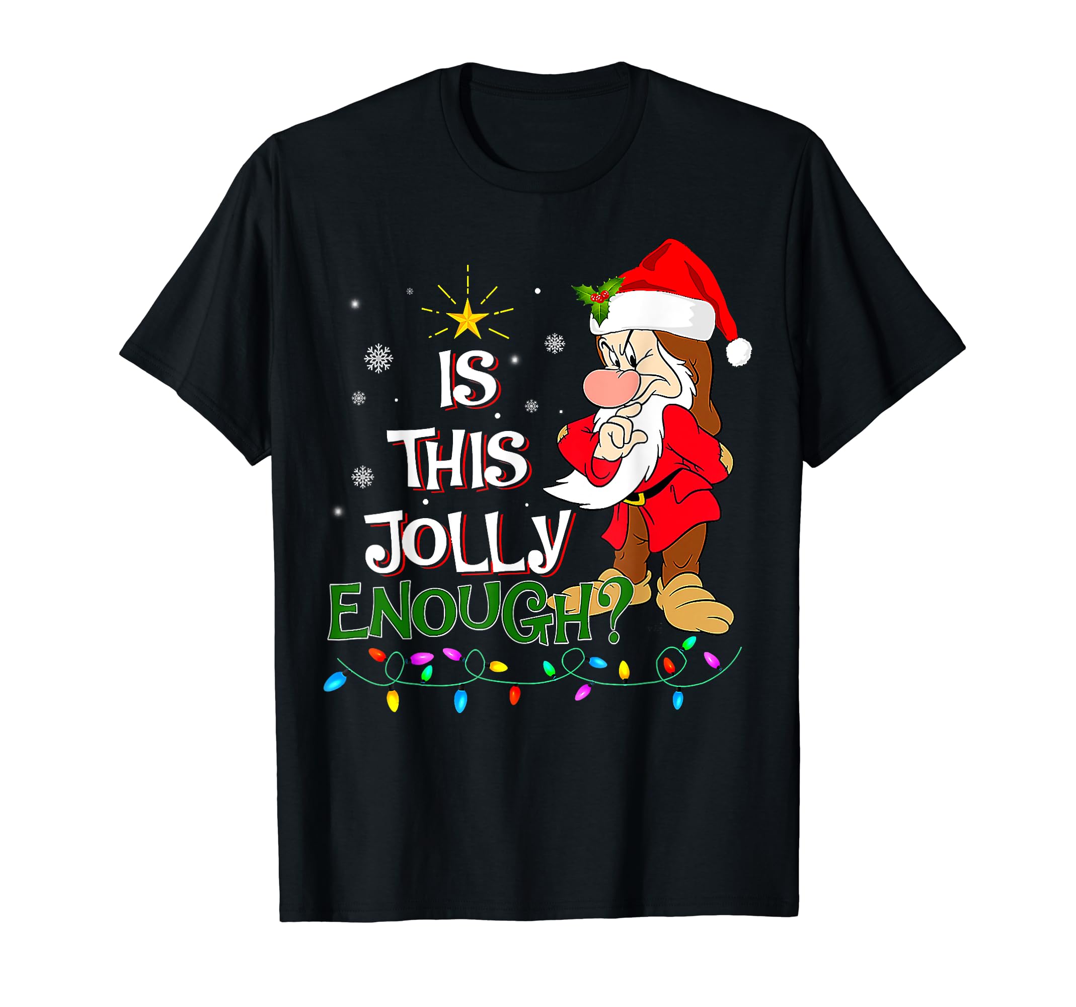 Is This Jolly Enough Elf Merry Christmas Tee