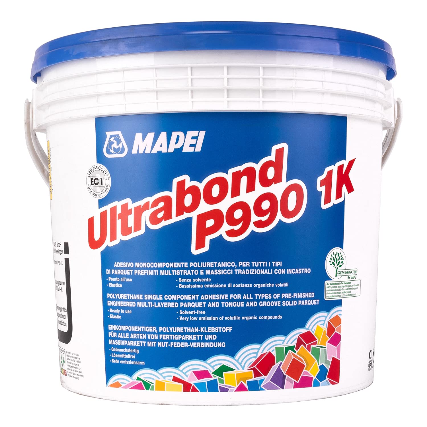 Jednoskładnikowy, elastyczny klej do parkietu MAPEI ULTRABOND P990 1K 7kg
