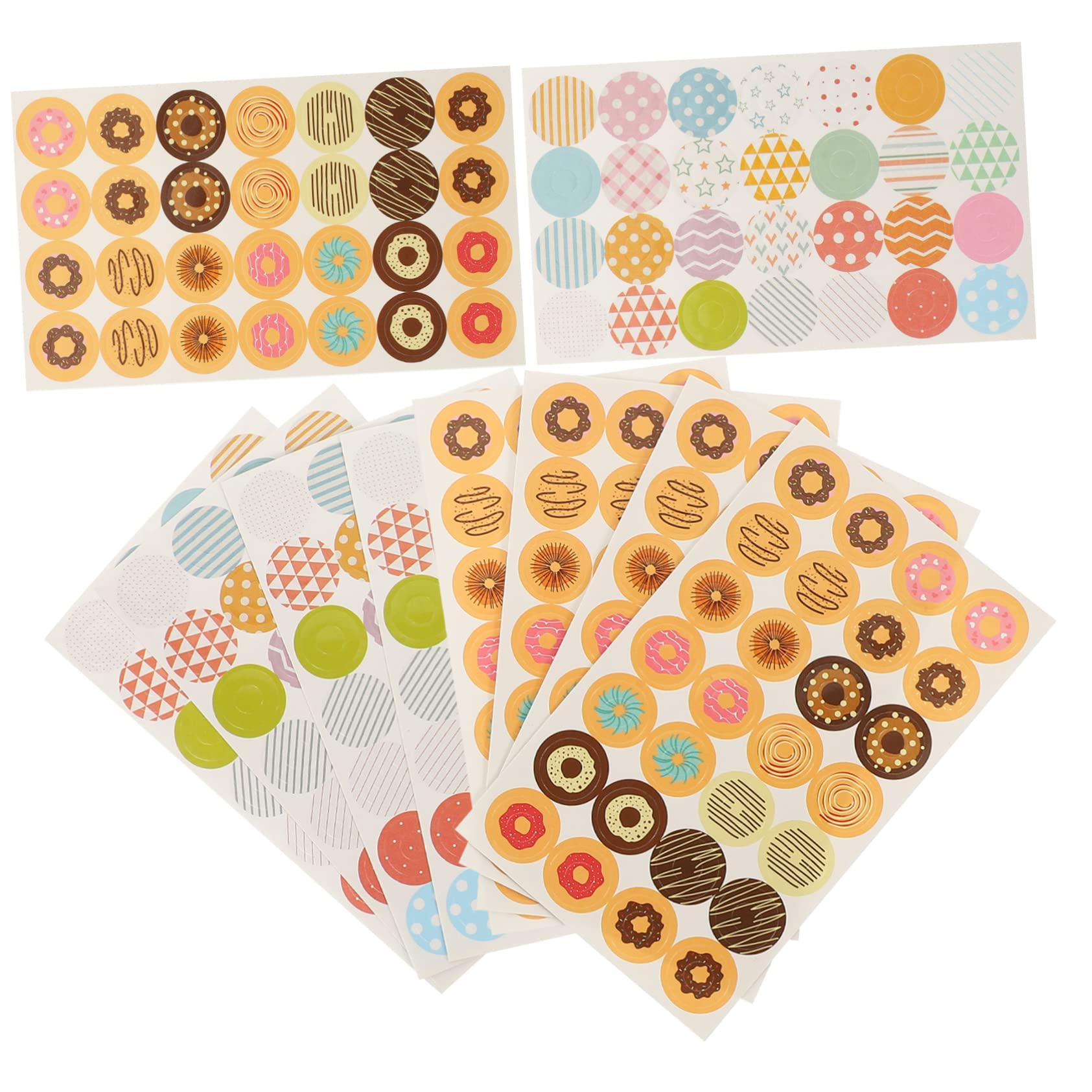 DOITOOL 5 Set Adesivi Per Carta Etichette Circolari Per Raccoglitori Adesivi Decorativi Per Ufficio E Scuola Facile Applicazione Per Documenti E Lavoretti Creativi 1120 Pezzi*5