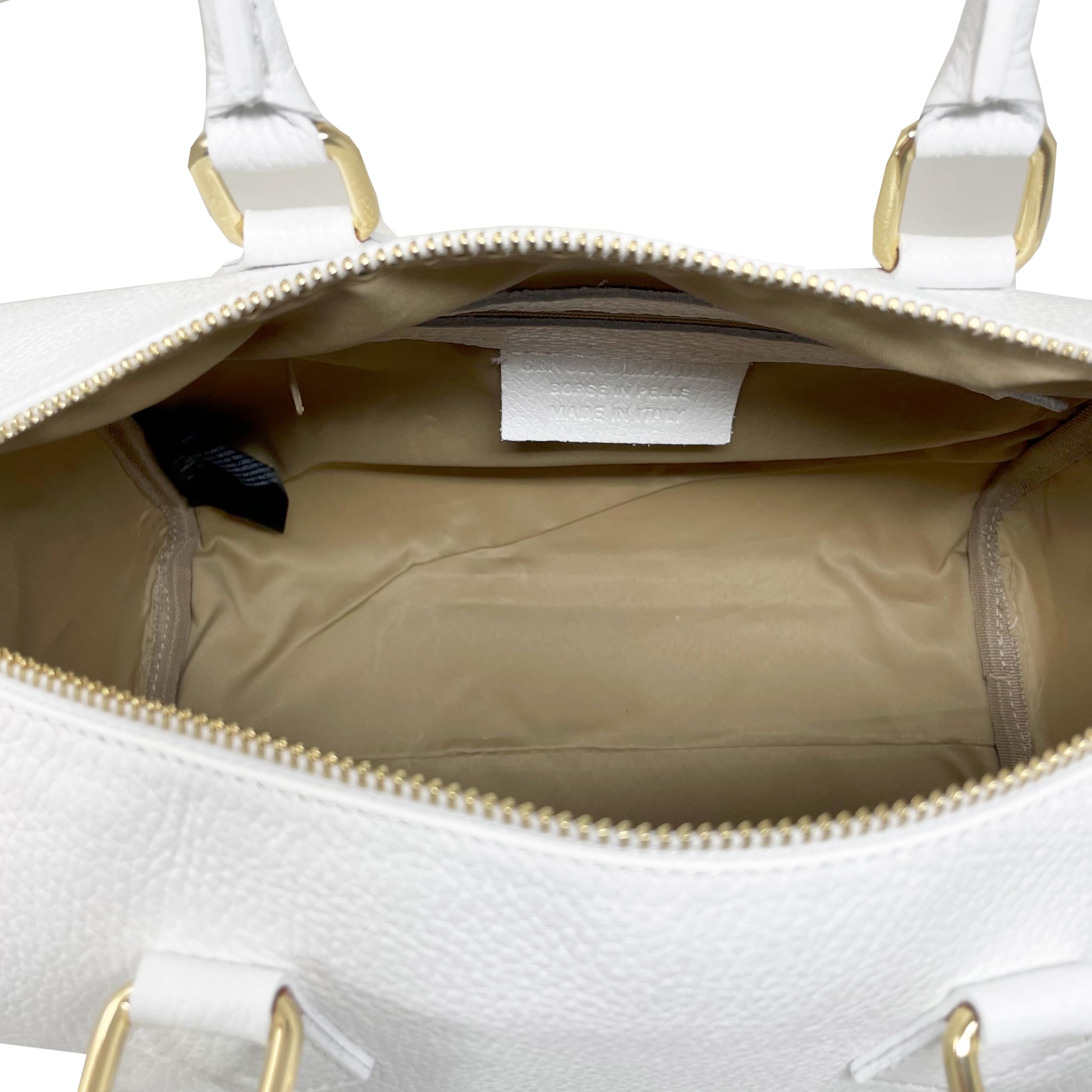 Chicca Borse Borsa Donna a Mano Pelle con Tracolla Bauletto