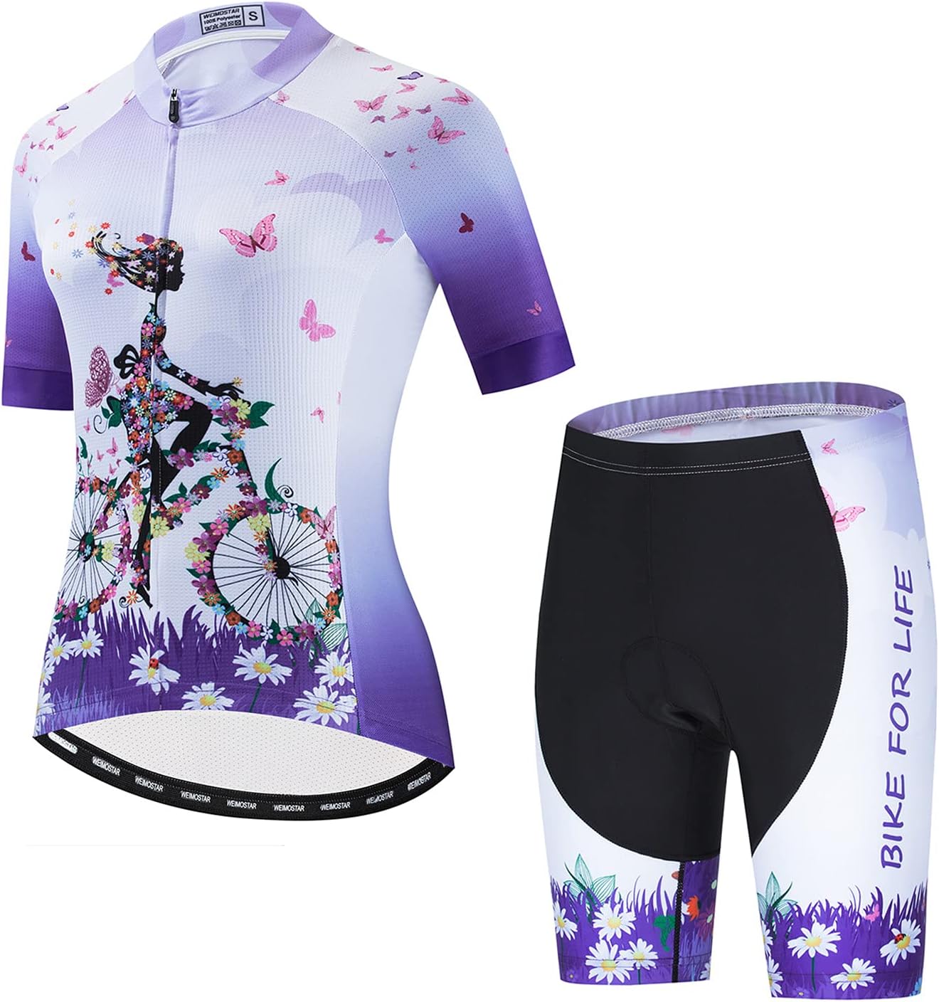 Dames Wielertrui Sets Jumpsuit Korte Mouw Fiets Jersey Kleding Pro Triathlon Pak Schaatspak Team Racing Uniform (Color : 8, Size : Small