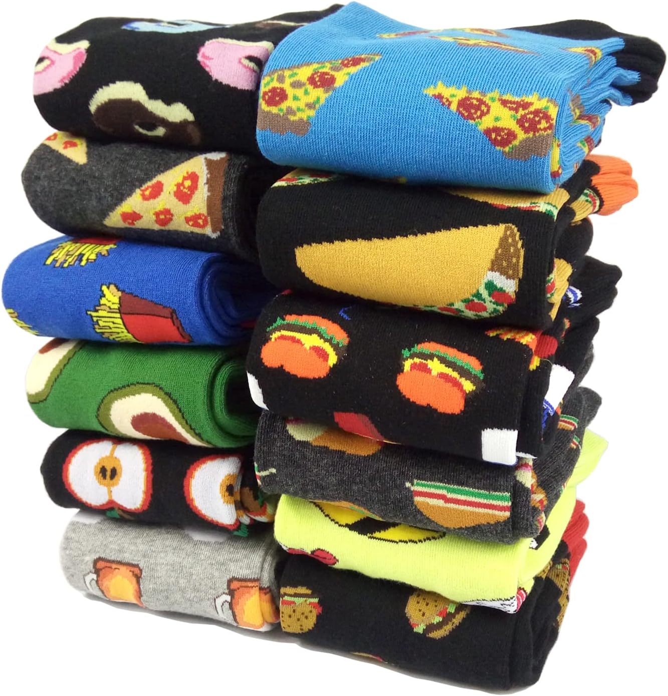 HSELL Mens Funny Pattern Dress Socks Crazy Design Cotton Socks Novelty Gifts for Men - Image 4
