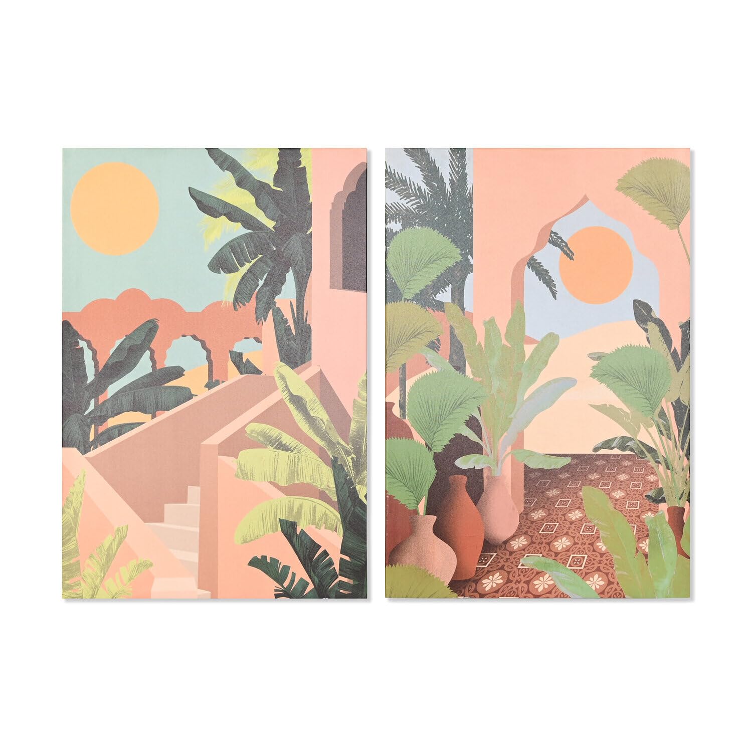 Lienzo India Summer tableau coloré 60x3,8x90 cm pour bureau