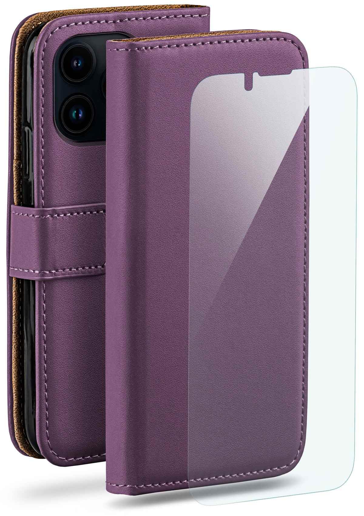 Coque iPhone 13 Pro Max violette moex en cuir synthétique haut de gamme - 8