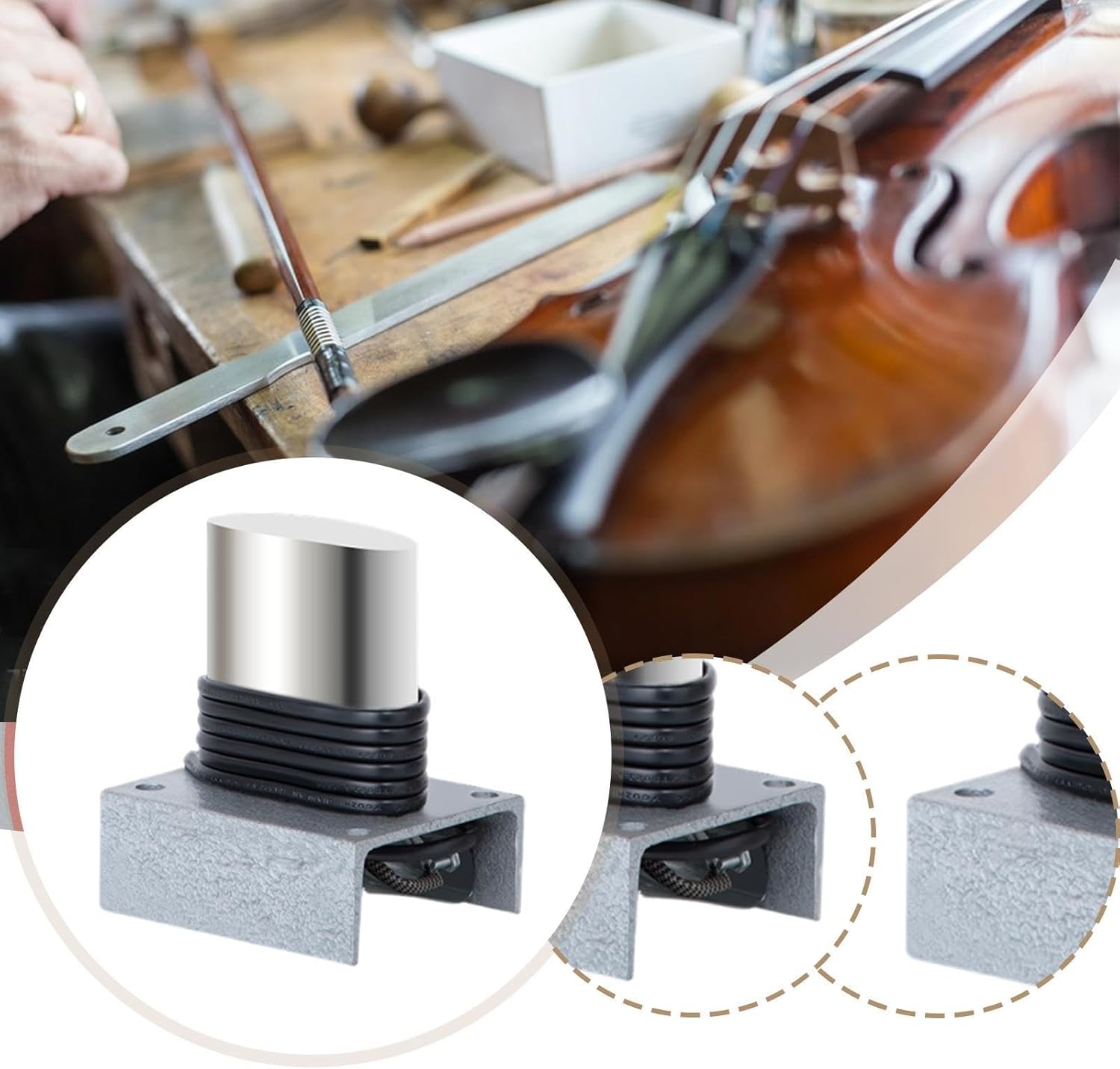 Ｓｉｍｈｏａ 弦楽器製作ツール アルミニウム製 ベンディングアイロン 固定温度 ギターサイド曲げツール 電気加熱 バイオリン修理ツー