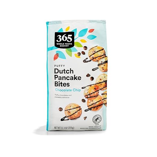 365 By Whole Foods Market, Chocolate Chip Puff Dutch Pancake Bites, 11.3 Ounce